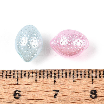 Pearlized Opaque Acrylic Beads SACR-T035-11M-1