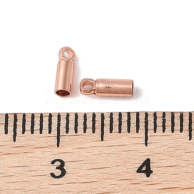 Brass Cord Ends KK-F768-04RG-1