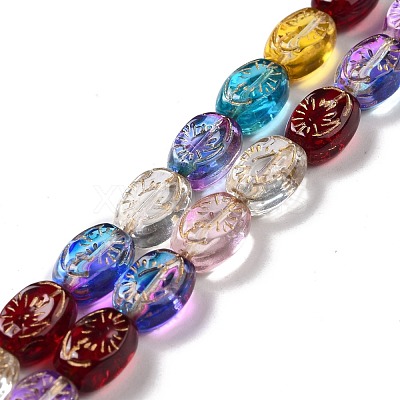 Transparent Glass Beads Strands GLAA-F114-05-1