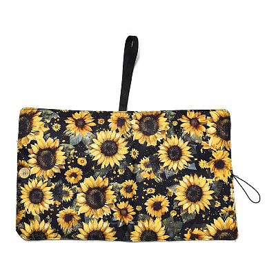 (Defective Closeout Sale: Centerline Asymmetry)Polyester Multilayer Book Cover AJEW-XCP0002-78B-1