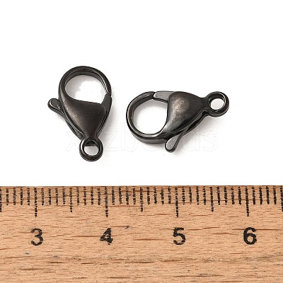 Ion Plating(IP) Polished 316 Surgical Stainless Steel Lobster Claw Clasps STAS-R072-15A-B-1