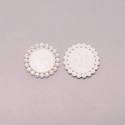 Plastic Cabochon Settings KY-WH0096-39A-1