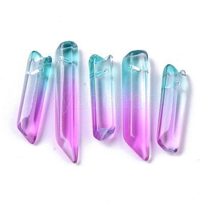 Two Tone Glass Beads GLAA-S167-13E-1