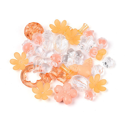 Vintage Baroque Acrylic Beads Set MACR-WH0007-77C-1
