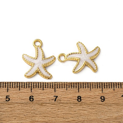 304 Stainless Steel Enamel Pendants X1-STAS-L299-19G-06-1
