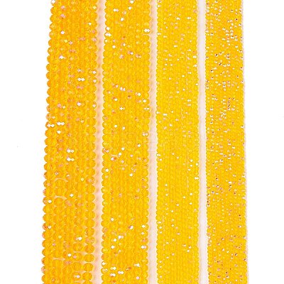 Electroplate Glass Beads Strands EGLA-A044-T6mm-L05-1