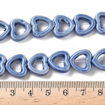 Handmade Porcelain Beads Strands PORC-Z002-01G-1