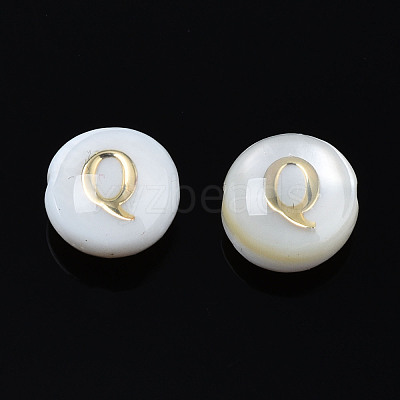 Natural Freshwater Shell Beads SHEL-S278-036Q-1