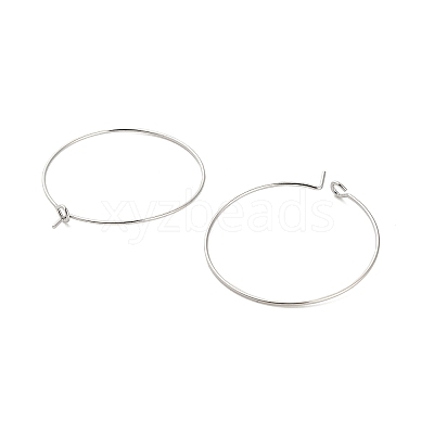Brass Hoop Earring Findings KK-R112-038D-1