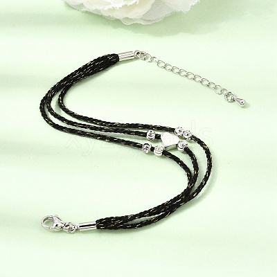 Polyester Multi-Strand Bracelets FB-CBA983F-02P-05-1