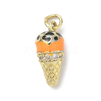 Brass Micro Pave Cubic Zirconia Pendants LS-KK-H255-03G-02-1