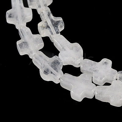 Natural Quartz Crystal Beads Strands G-I369-A01-01-1