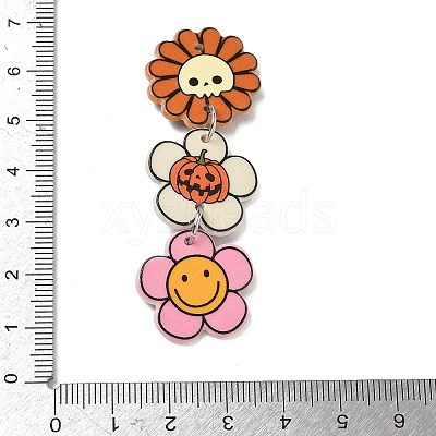 Halloween Printed Acrylic Big Pendants AC-CBACFA6-01C-P-1
