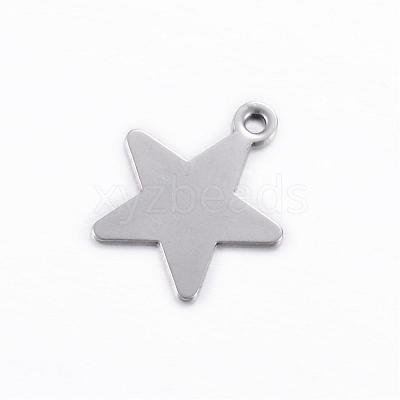 Tarnish Resistant 201 Stainless Steel Charms STAS-D445-068-1