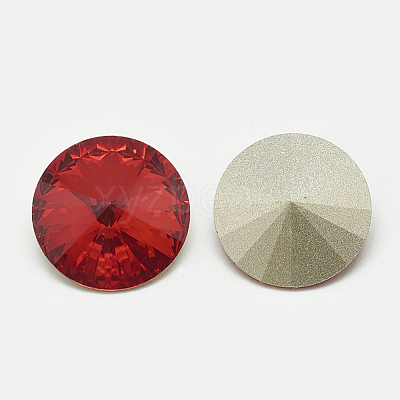 Pointed Back Glass Rhinestone Cabochons RGLA-T086-6mm-07-1