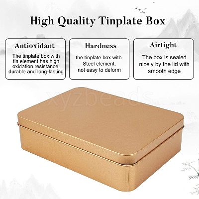 Rectangular Empty Tinplate Boxes CON-OC0001-06MG-1