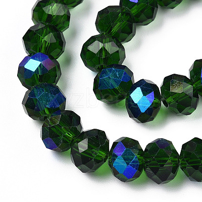 Electroplate Glass Beads Strands EGLA-A034-T2mm-L27-1