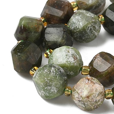 Natural Green Opal Beads Strands G-U023-A14-01-1