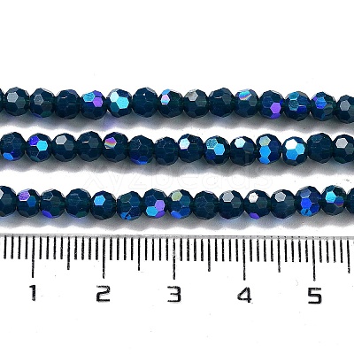 Opaque Glass Beads Strands EGLA-A035-P4mm-L19-1