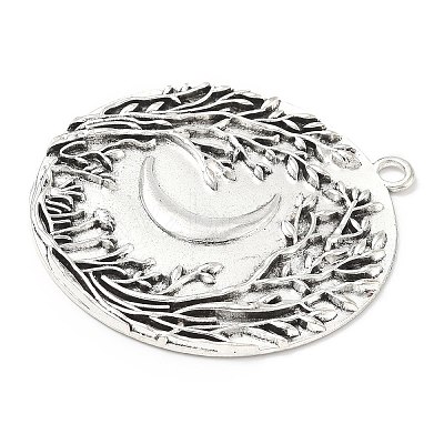 Tibetan Style Alloy Big Pendants TIBEP-F077-01D-1