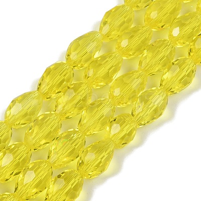 Transparent Glass Beads Strands EGLA-N013-T10mm-D26-1