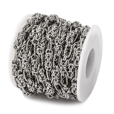 304 Stainless Steel Knot Link Chains CHS-A021-06A-P-1