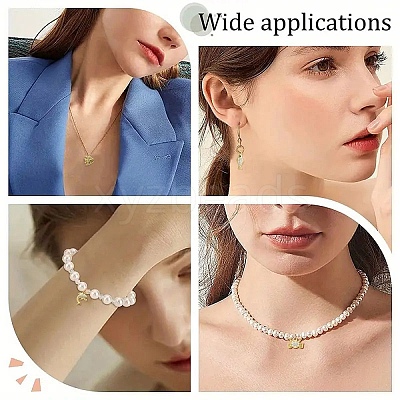 8Pcs 8 Styles 304 Stainless Steel Charms STAS-YW0003-33-1