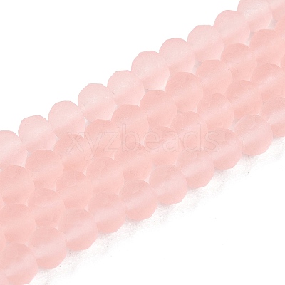 Transparent Glass Beads Strands X-EGLA-A044-T6mm-MD22-1