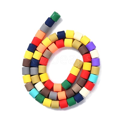 Polymer Clay Bead Strands CLAY-T001-C28-1