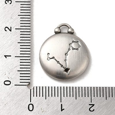 304 Stainless Steel Pendants STAS-L022-306AS-M-1