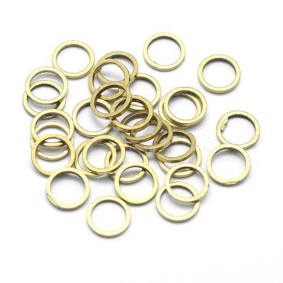 Brass Linking Rings KK-P119-20-8mm-RS-1