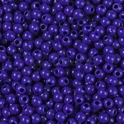 Opaque Acrylic Beads SACR-A007-01A-05-1
