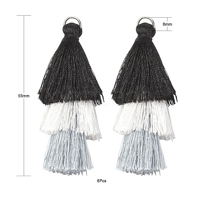 Polyester Tassel Big Pendant Decorations FIND-FS0001-03-1