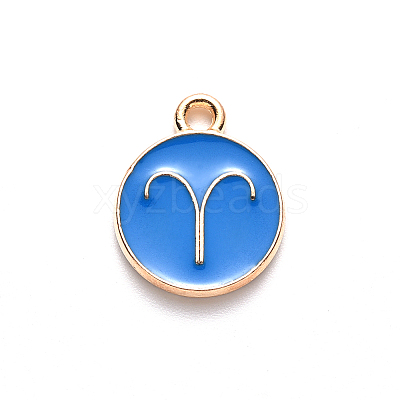 Alloy Enamel Pendants LS-ENAM-S124-01A-02A-1
