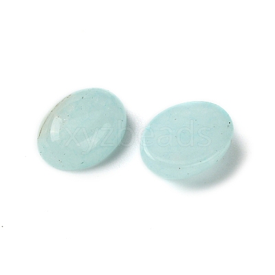 Natural White Jade Cabochons G-A094-01B-30-1