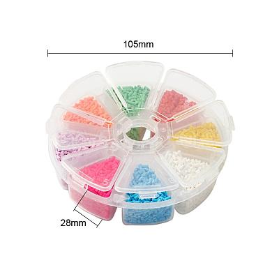 8000Pcs 8 Colors Handmade Polymer Clay Sprinkles CLAY-YW0001-13A-1