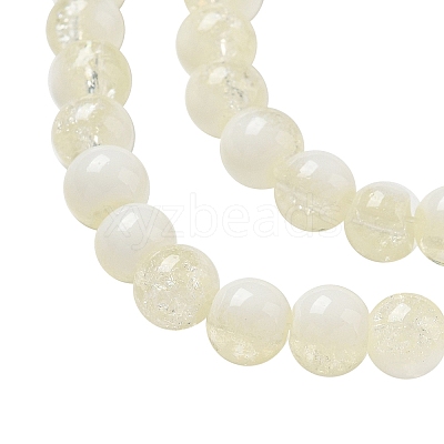 Crackle Glass Beads Strands GLAA-U001-6mm-11-1
