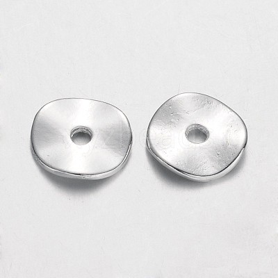 Tibetan Style Alloy Wavy Spacer Beads LS-K0NWF022-1