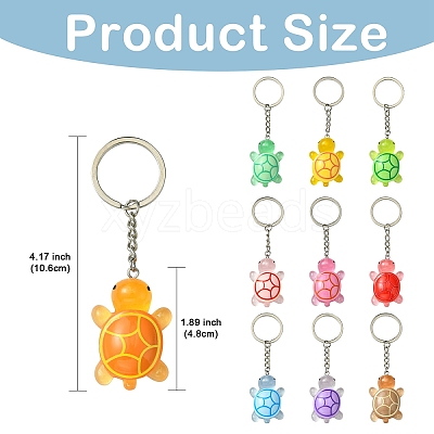 Tortoise Resin Keychain KEYC-YW00149-01-1