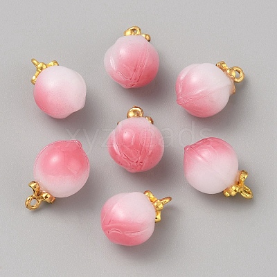 Glass Pendants GLAA-WH0035-41G-01-1