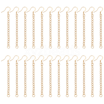 20Pair 316 Surgical Stainless Steel Hoop Earring Findings EJEW-UN00033-1