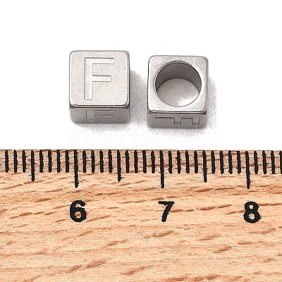 304 Stainless Steel European Beads STAS-D382-02F-P-1