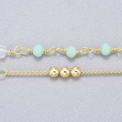 Handmade Brass Curb Chains CHC-I035-02G-09-1