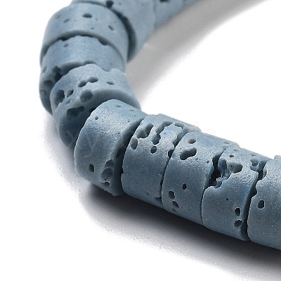 Natural Lava Rock Dyed Beads Strands G-K375-G01-01-1