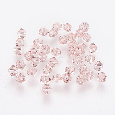 Imitation Austrian Crystal Beads SWAR-F022-4x4mm-319-1