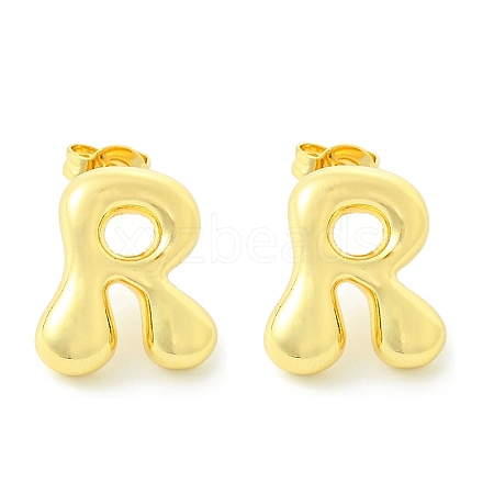 Rack Plating Brass Earrings EJEW-S222-01G-R-1