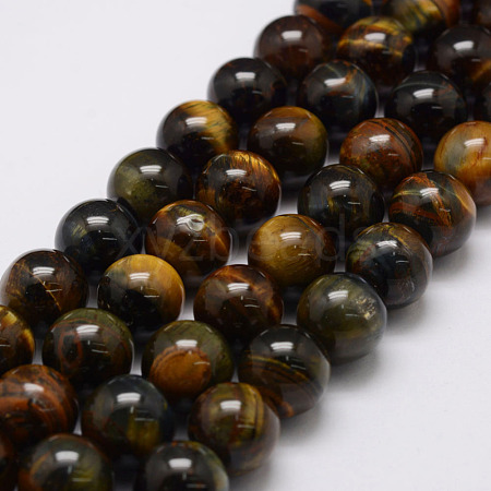 Natural Tiger Eye Bead Strands X-G-P230-07-8mm-1