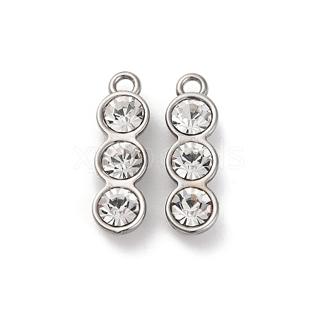 304 Stainless Steel Pendants STAS-R005-06P-02-1