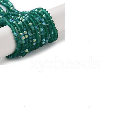 Imitation Jade Glass Beads Strands EGLA-YW0003-19A-15-1