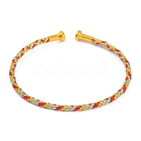 Braided Carbon Steel Wire Bracelet Making MAK-A017-B37-1